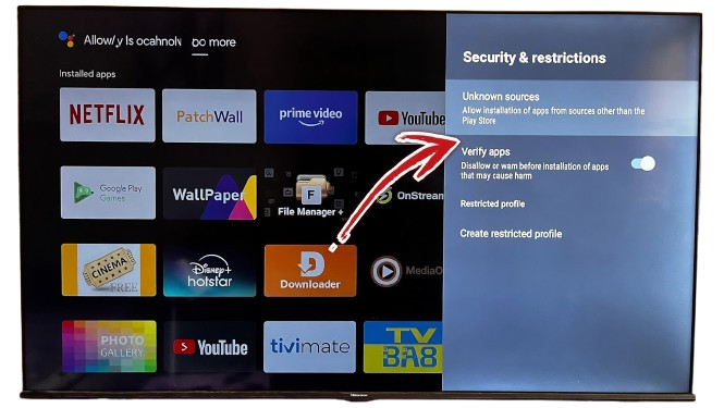 Enable Unknown Sources