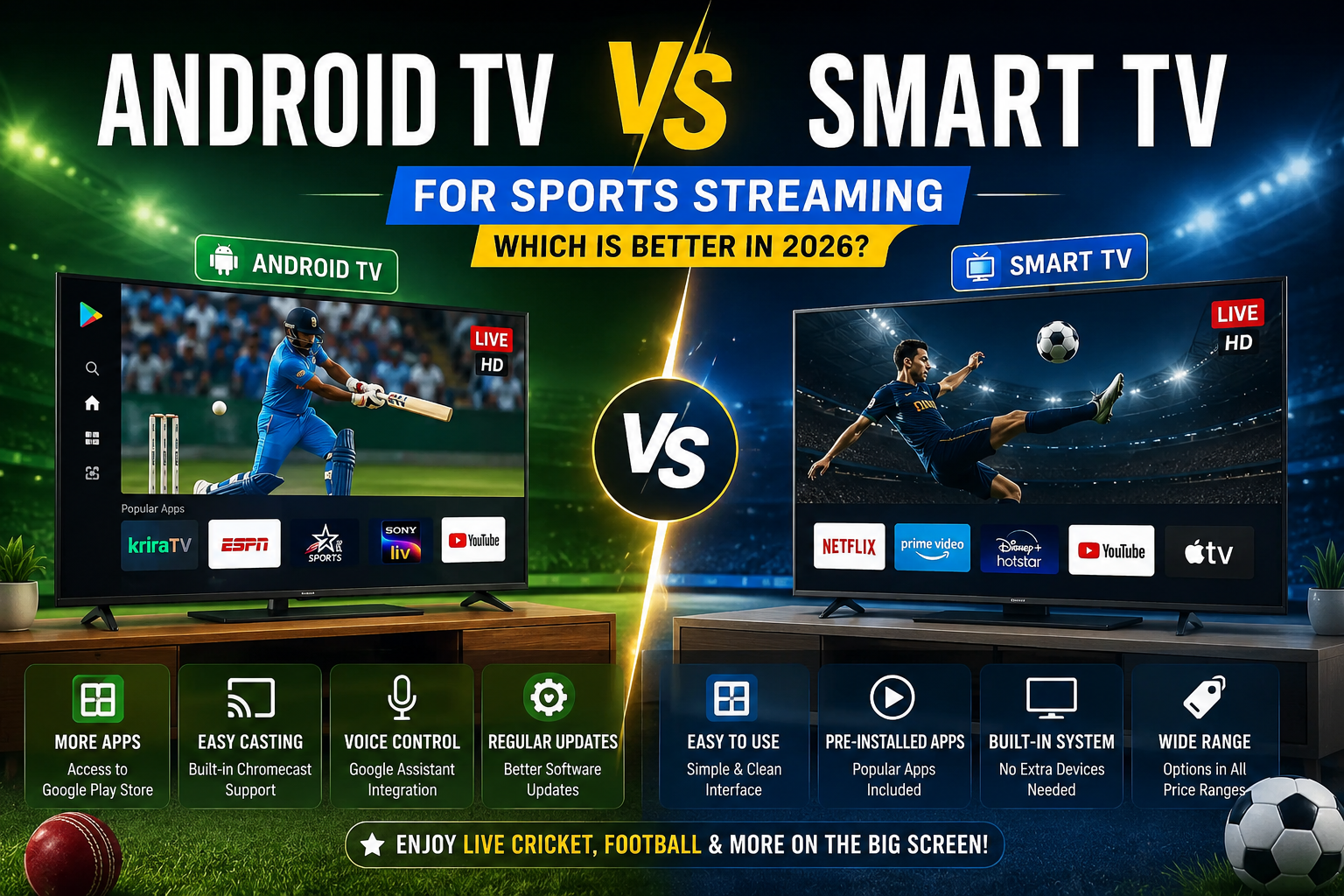 Android TV and Smart TV
